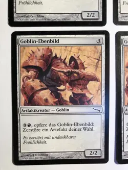 4x Mtg Mirrodin Goblin-Ebenbild EX Magic The Gathering - Image 2