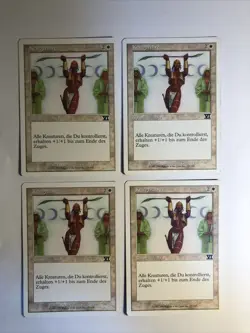 4x Mtg 6.Edition Kriegerehre EX/NM Magic Karte Magic The Gathering - Image 1