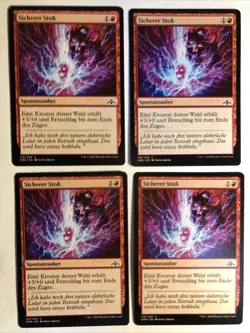4x Mtg Guilds Of Ravnica Sicherer Stoß NM Magic The Gathering - Image 1
