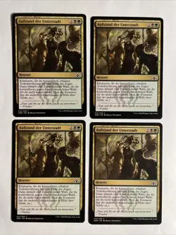 4x Mtg Guilds Of Ravnica Aufstand Der Unterstadt NM Magic The Gathering - Image 1