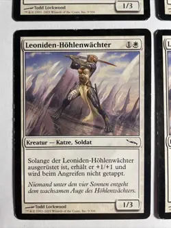 4x Mtg Mirrodin Leoniden-Hohlenwachter EX/PL Magic The Gathering - Image 2