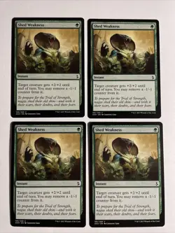 4x Mtg Amonkhet Shed Weakness NM Magic Karte Magic The Gathering - Image 1