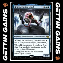 Krang, Master Mind - 0043 - R - Non-Foil - TMNT - MTG - NM/M - Image 1