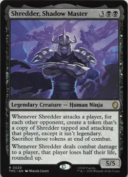 Shredder Shadow Master R Commander: Teenage Mutant Ninja Turtles 20 NM MTG - Image 1