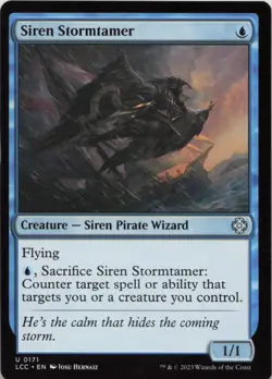 Siren Stormtamer U Commander: The Lost Caverns of Ixalan 171 NM MTG - Image 1