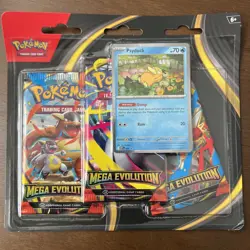 Pokemon Mega Evolution (2) 3-Pack Blisters, Psyduck AND Golduck -NEW/SEALED - Image 3