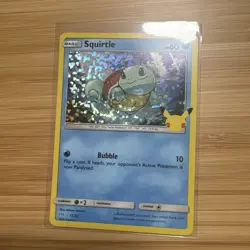 Squirtle 17/25 Holo McDonalds 25th Anniversary Promo 2021 - Pokemon Card TCG NM - Image 1