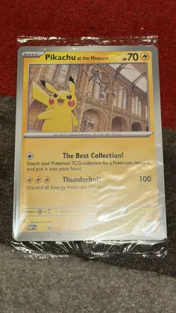 10x Pokemon Pikachu At The Museum Jumbo Promo Sealed - Image 2