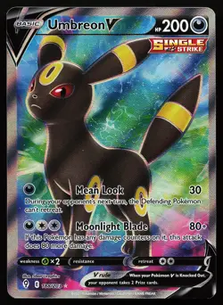 Umbreon V 188/203 Holo Full Art Evolving Skies Pokemon Card - Image 1