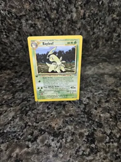 Pokemon Card - Bayleef Neo Genesis 1st Edition Spanish 29/111 Uncommon - Image 1