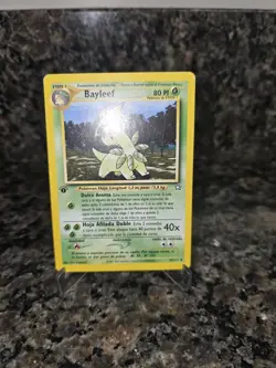 Pokemon Card - Bayleef Neo Genesis 1st Edition Spanish 29/111 Uncommon - Image 2