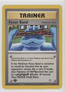 Focus Band 1st Ed. Pokemon Neo Genesis #86 2000 - Image 1