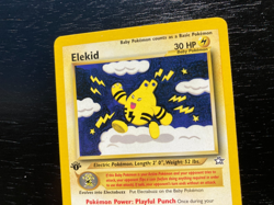 Pokemon Neo Genesis RARE 1st Edition Non-Holo Elekid 22/111 Excellent Condition - Image 3