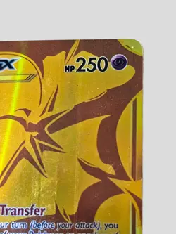 Lunala GX 172/156 Gold Secret Rare Ultra Prism Pokemon Card Full Art Legendary - Image 3