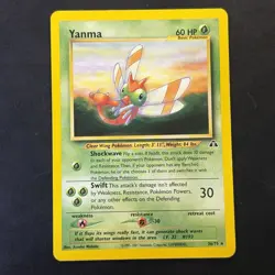 Pokemon Vintage Neo Discovery Yanma 36/75 Non-holo Rare WotC - Image 1