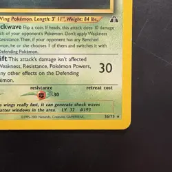 Pokemon Vintage Neo Discovery Yanma 36/75 Non-holo Rare WotC - Image 4
