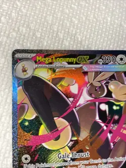 2025 POKEMON PHANTASMAL FLAMES SPECIAL ILLUSTRATION RARE MEGA LOPUNNY EX -CLEAN - Image 5