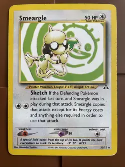 Smeargle 30/75 Neo Discovery Pokemon TCG - Image 1