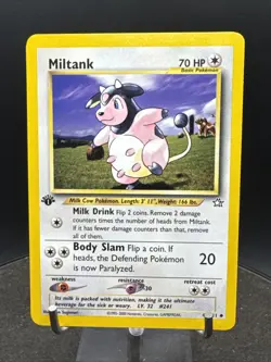 1st Edition Miltank 41/111 - Neo Genesis - Pokemon Card - LP - Image 1
