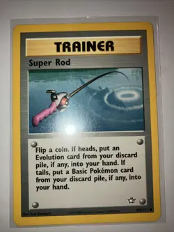 Pokemon TCG Super Rod Neo Genesis 103 Regular Unlimited Common - Image 1