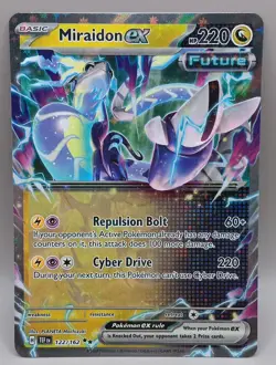 MIRAIDON EX 122/162 TEMPORAL FORCES POKEMON (DOUBLE RARE, NM) - Image 1
