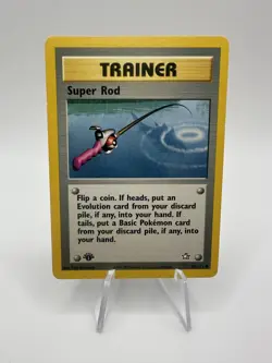 Super Rod 103/111 1st Edition Neo Genesis Common Pokemon TCG LP - Image 1