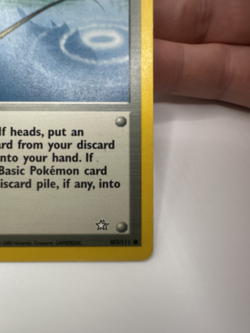 Super Rod 103/111 1st Edition Neo Genesis Common Pokemon TCG LP - Image 4