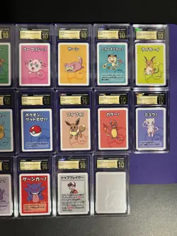 POKEMON OLD MAID COMPLETE SET RED BACK 19 SLABS🔥CGC PRISTINE 10🔥 GENGAR, BLANK - Image 3