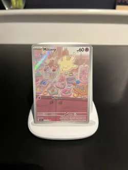Pokemon TCG Milcery 152/142 Stellar Crown Illustration Rare Near Mint Condition - Image 1