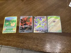 Pokemon TCG Holo Ultra Rare Full Art Lot of 4 Perfect Condition Rare Holofoils! - Image 2