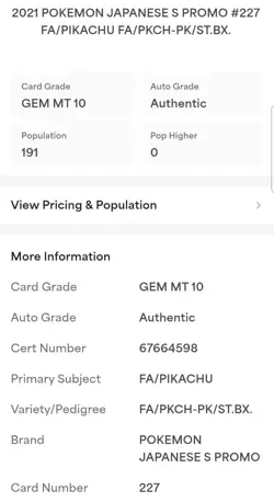 PSA 10 GEM MINT Mitsuhiro Arita Signed Auto Stamp Box Pokemon Japanese Pikachu - Image 3