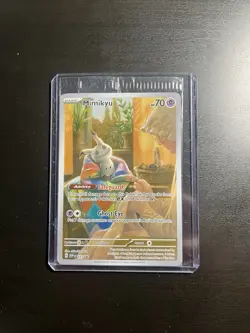 Pokemon TCG: Mimikyu 075 SVP Sealed Black Star Paldean Fates ETB NM - Image 1