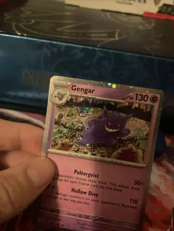 Gengar Looking At 🌀 094/165 Cosmos Holo Pokemon 151 Sam’s Club Exclusive Promo - Image 3