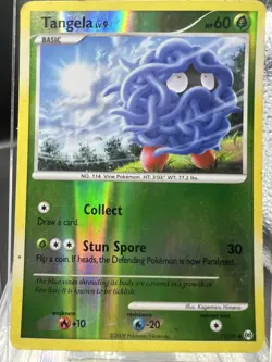 Pokemon TCG Tangela Reverse Holo 77/99 Arceus - Image 1