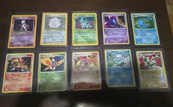 Pokemon TCG Vintage Holo Lot of 10 Wotc Mid Era Look - Image 1