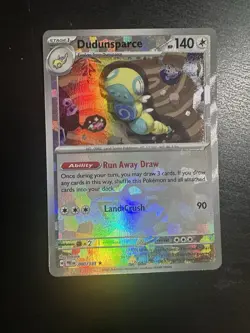 Pokemon TCG Dudunsparce 080/131 Master Ball Reverse Holo Prismatic Evolutions - Image 1