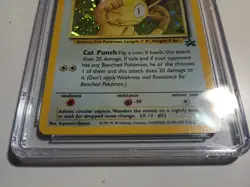 💎CGC 8.5💎 NM/Mint+ Pokemon TCG Meowth Wizards Black Star Promos 10 Holo Promo - Image 4