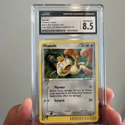Pokemon Meowth Nintendo Black Star Promos 013 Holo Promo CGC 8.5 - Image 1