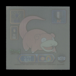 NM - Pokemon Slowpoke #D102 Amada 1999 Super DX Gold Clear Japanese Sticker - Image 2