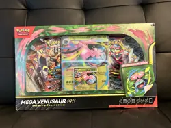 Pokemon Mega Venusaur EX Premium Collection Box Promo Booster Lenticular - Image 1