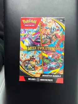 Pokemon TCG Mega Evolution 6 Pack Booster Bundle - Factory Sealed - Image 1