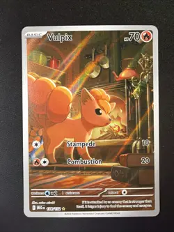 Pokemon TCG Vulpix 138/132 Illustration ME01 Mega Evolution NM/M Condition - Image 1