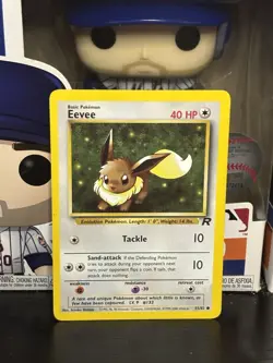 Pokemon TCG Team Rocket - Eevee #55/82 - Non Holo Common Card - Image 1