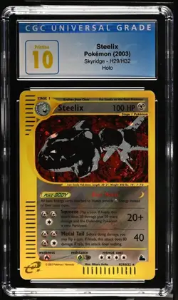 Pokemon Steelix Skyridge Holo Rare #H29/H32 CGC 10 Pristine English Pop 8 - Image 1