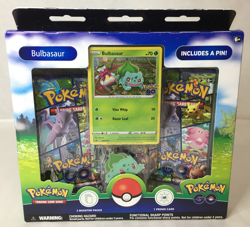 TCG Pokemon GO Bulbasaur Pin Collection Box - Image 1