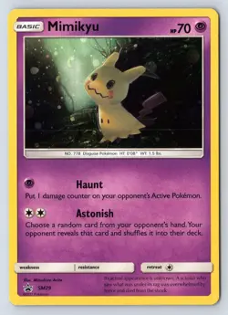 MIMIKYU - SM29 HOLO PROMO SUN & MOON PROMO POKEMON LP - Image 1