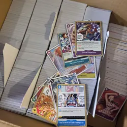 3200+ Bulk One Piece Trading Cards : Job Lot English including holos - Image 1