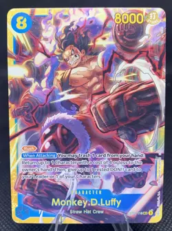 ONE PIECE CCG - Monkey D. Luffy OP11-118 SEC - Secret Rare - Near Mint - Image 1