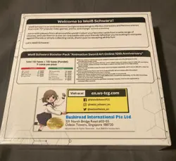 Weiss Schwarz Sword Art Online Animation 10th Anniversary Booster Box English - Image 2