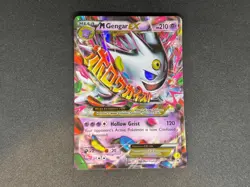Pokemon TCG Shiny Mega Gengar EX Black Star Promo Card XY166 - Image 1